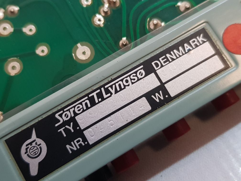 Soren T.Lyngso Rpm Error Amplifier 3 992-201