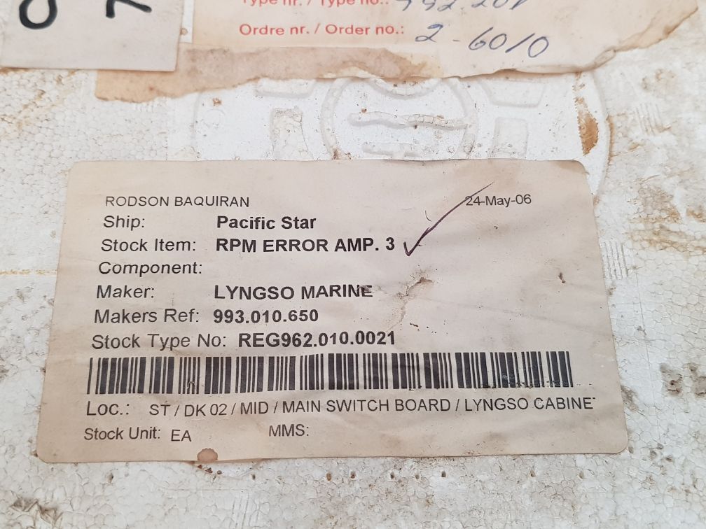 Soren T.Lyngso Rpm Error Amplifier 3 992-201