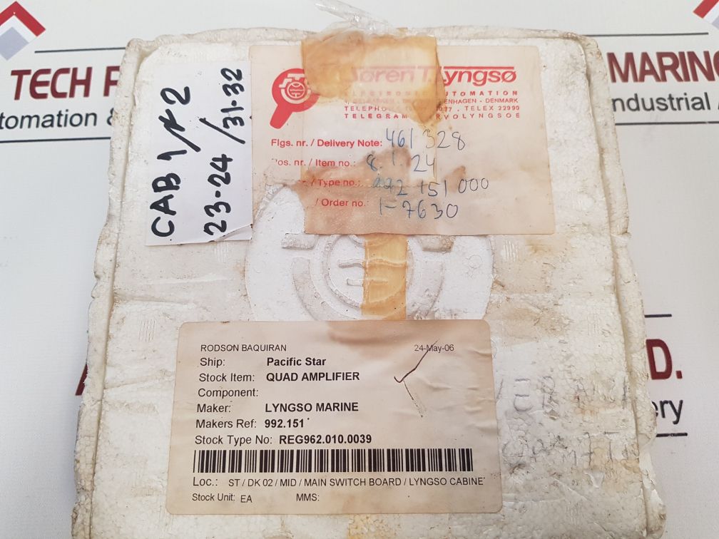 Soren T.Lyngso 992.151 Quadruple Amplifier