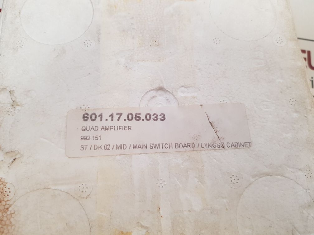 Soren T.Lyngso 992.151 Quadruple Amplifier