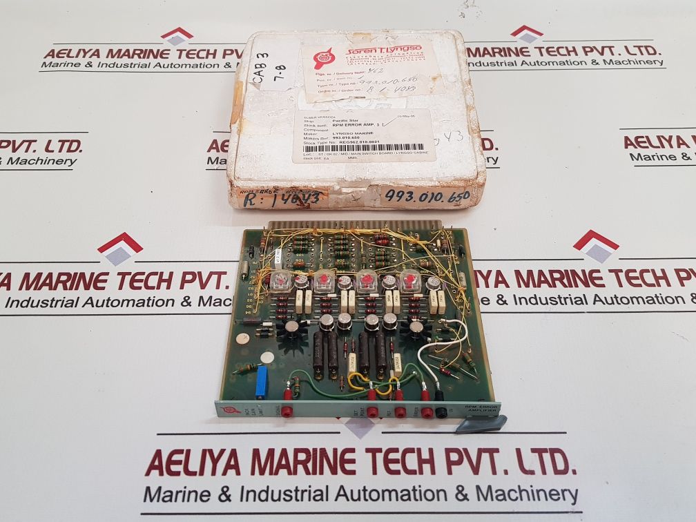 Soren T.Lyngso 993.010 650 Rpm Error Amplifier