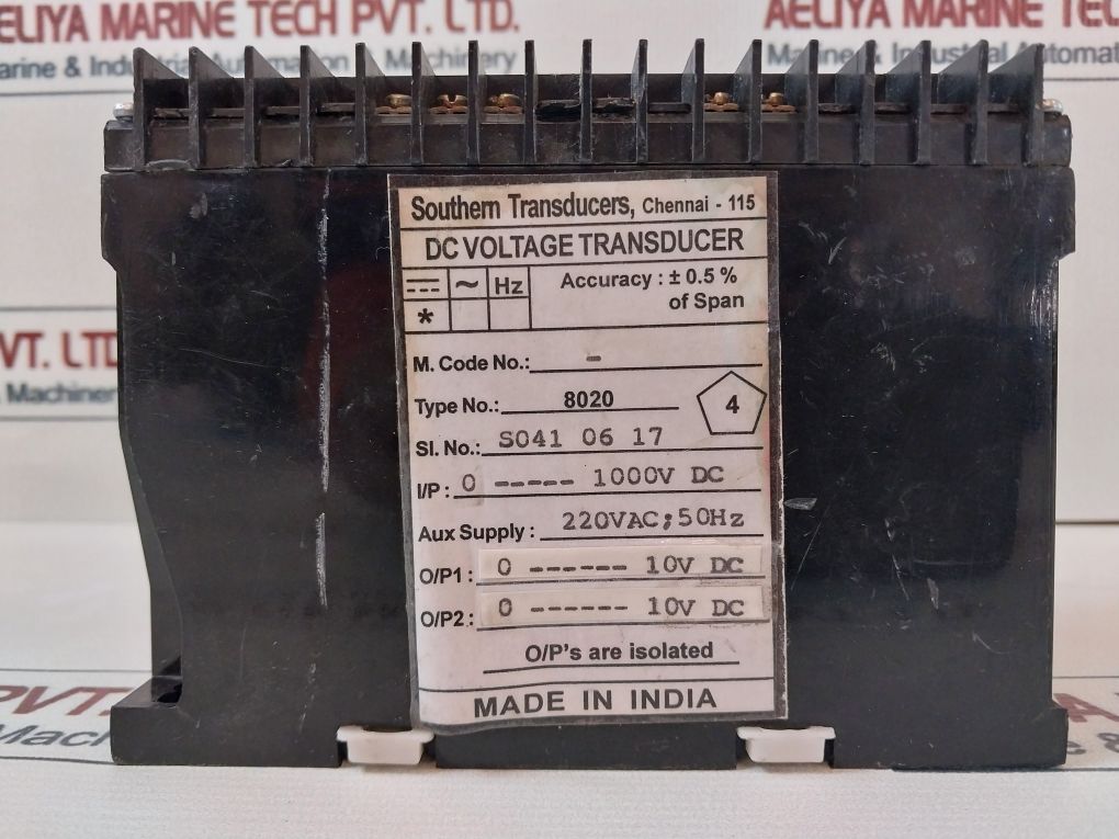 Southern Transducers 8020 Dc Voltage Transducer 220Vac 50Hz