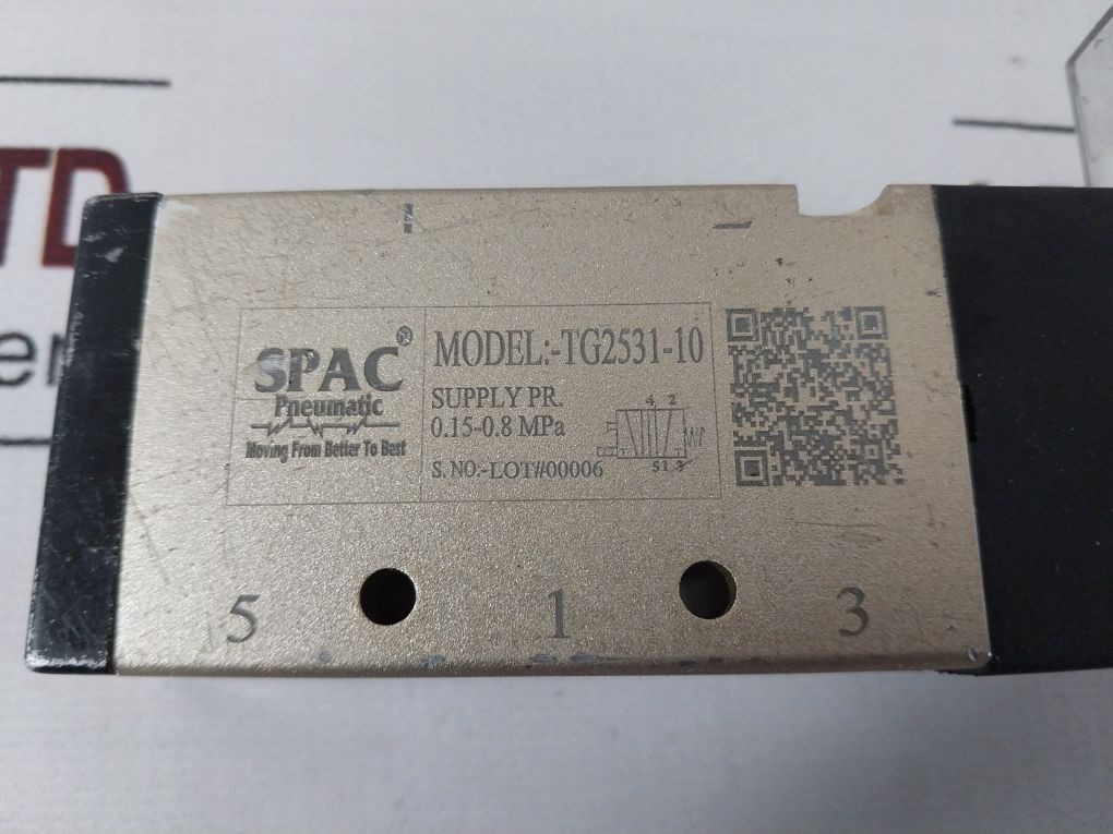Spac Pneumatic Tg2531-10 Solenoid Valve 4.8W