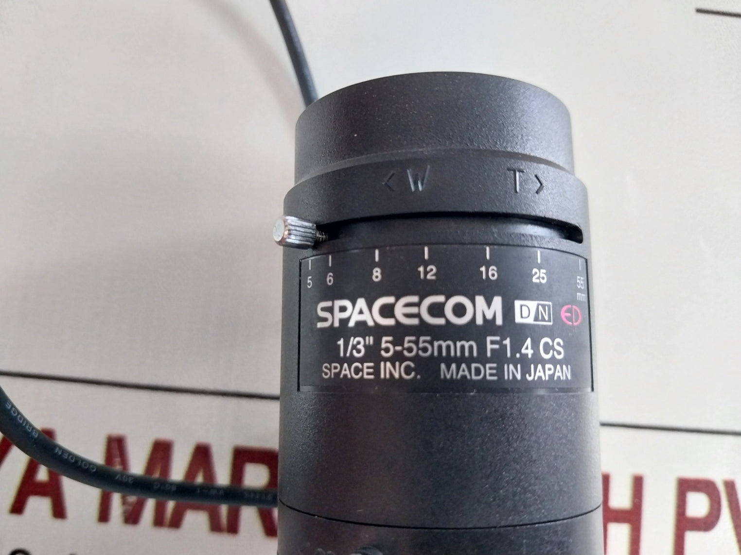 Space 1/3” 5-55Mm F1.4 Cs Spacecom Cctv Lenses