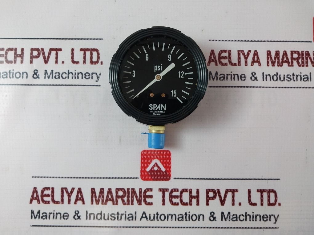 Span 0-15 Psi Pressure Gauge 02-1485-t