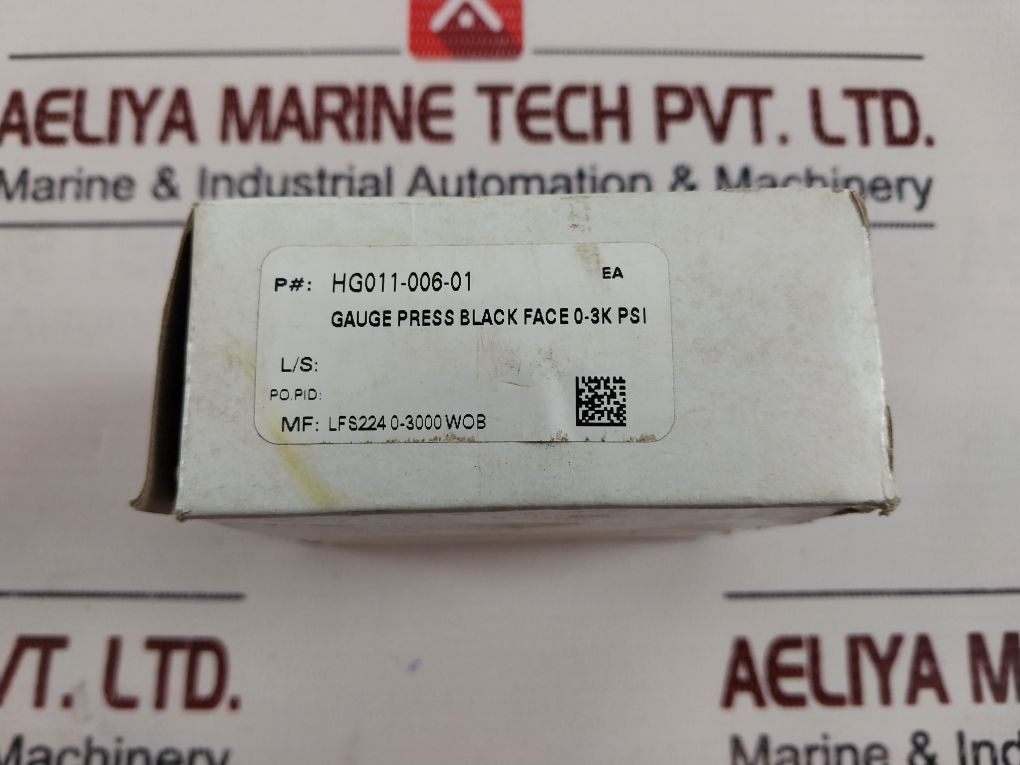 Span 02-0867-t Pressure Gauge 0-3000 Psi