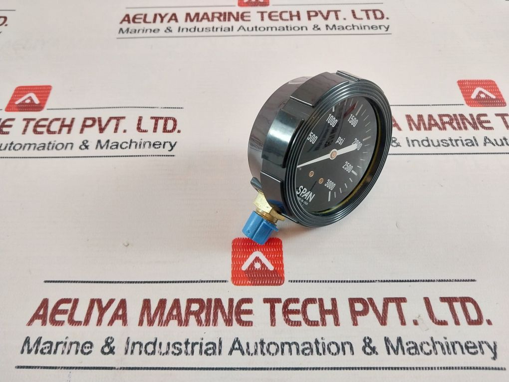 Span 02-0867-t Pressure Gauge 0-3000 Psi