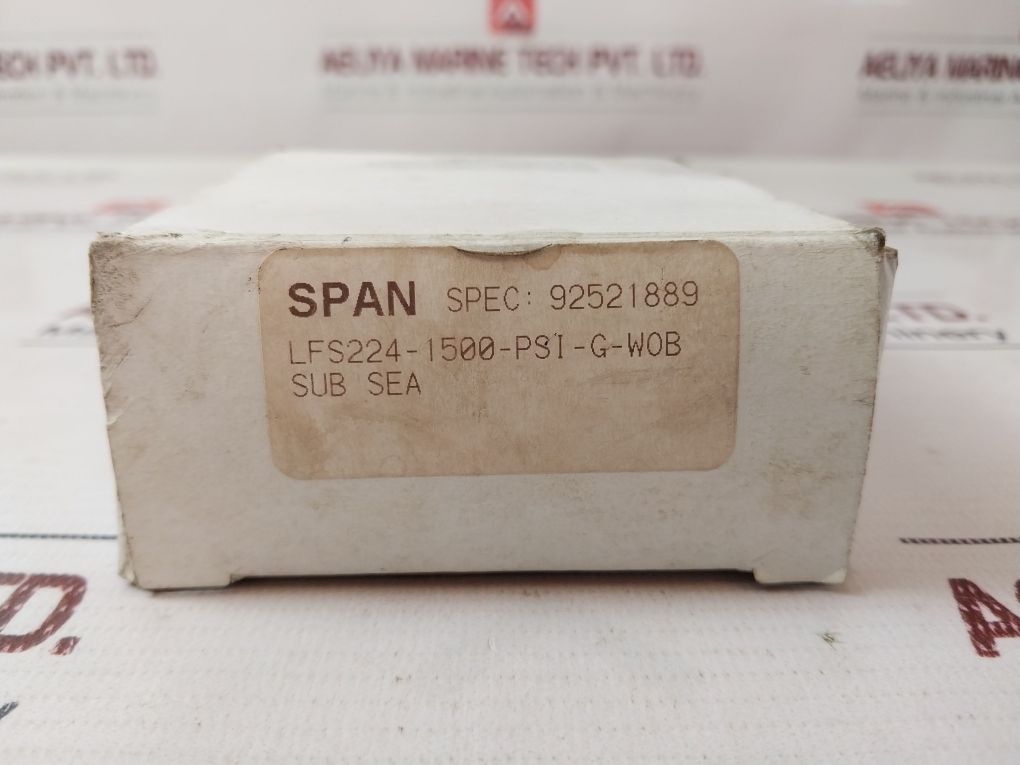 Span 02-1229-t Pressure Gauge 0-1500 Psi