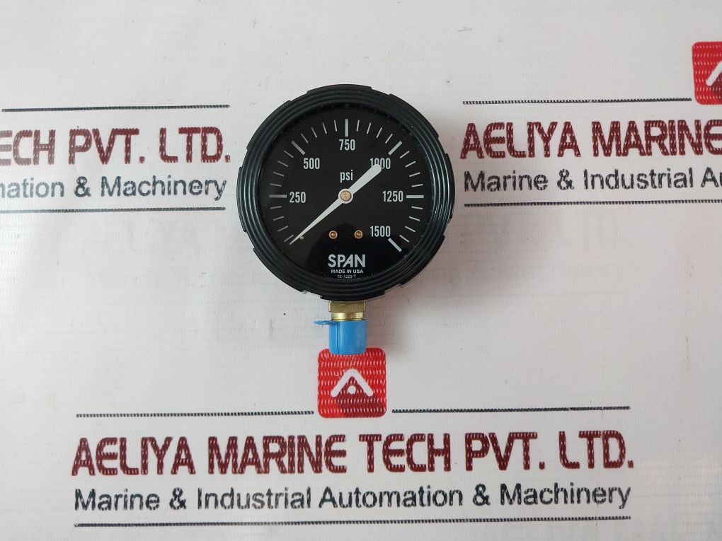 Span 02-1229-t Pressure Gauge 0-1500 Psi