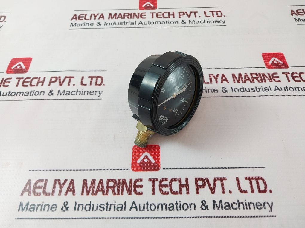 Span 02-1229-t Pressure Gauge 0-1500 Psi