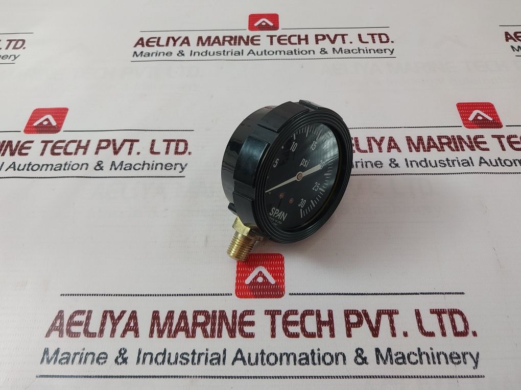 Span 02-1608-t Pressure Gauge 0-30 Psi