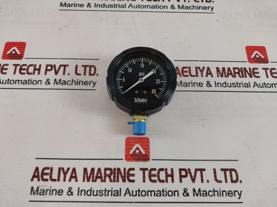 Span 02-1608-t Pressure Gauge 0-30 Psi
