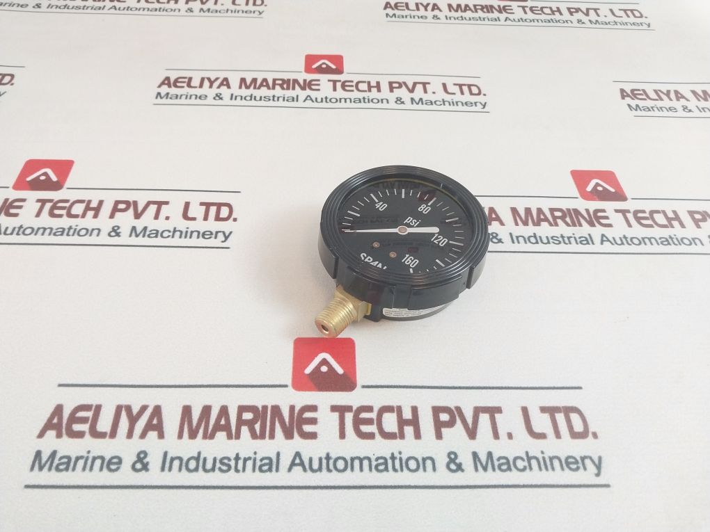 Span 02-1899-t Pressure Gauge 0-160 Psi