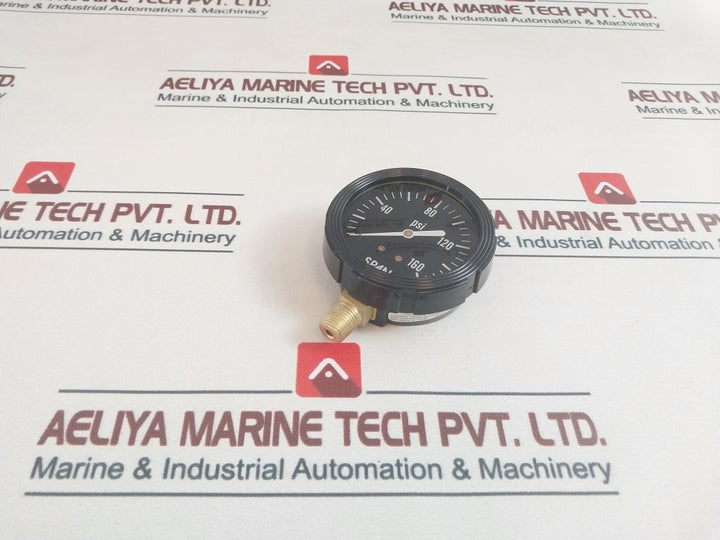 Span 02-1899-t Pressure Gauge 0-160 Psi