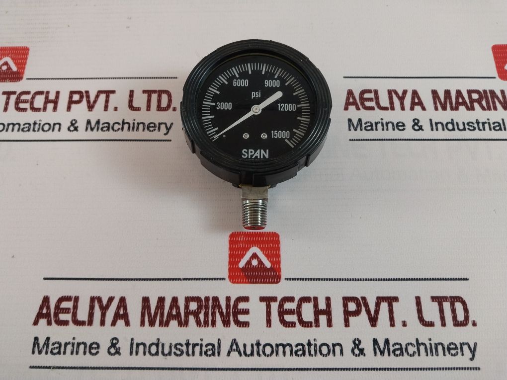 Span 02-3079-t Pressure Gauge 0-15000 Psi