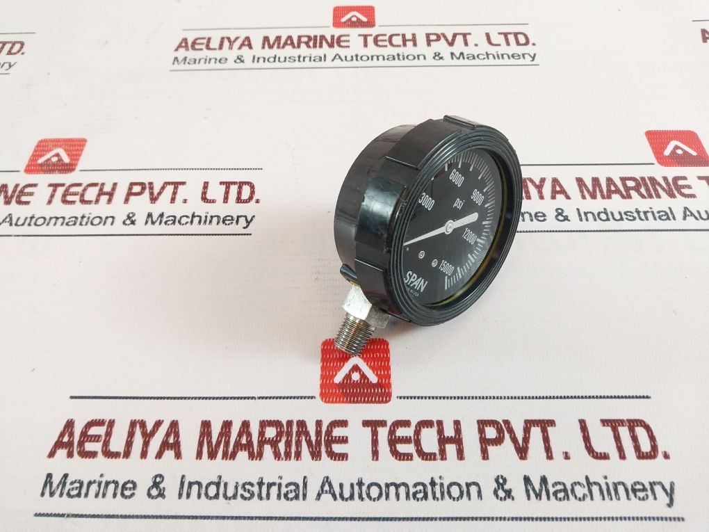 Span 02-3079-t Pressure Gauge 0-15000 Psi