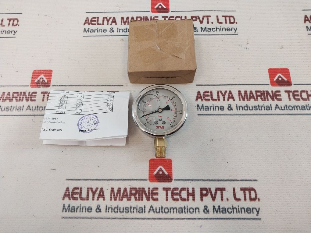 Span Hitek Pgs Pressure Gauge