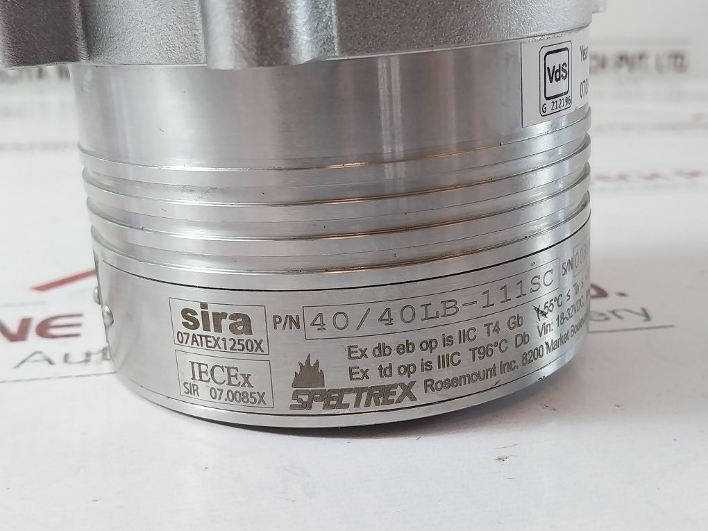 Spectrex 40/40Lb-111Sc Uv-ir Flame Detector