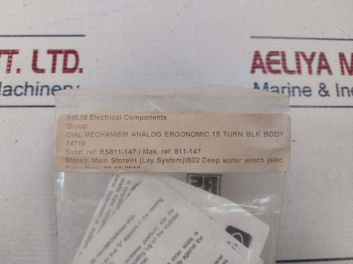 Spectrol Model 21 Dial Mechanism Analog Ergonomic 15 Turn
