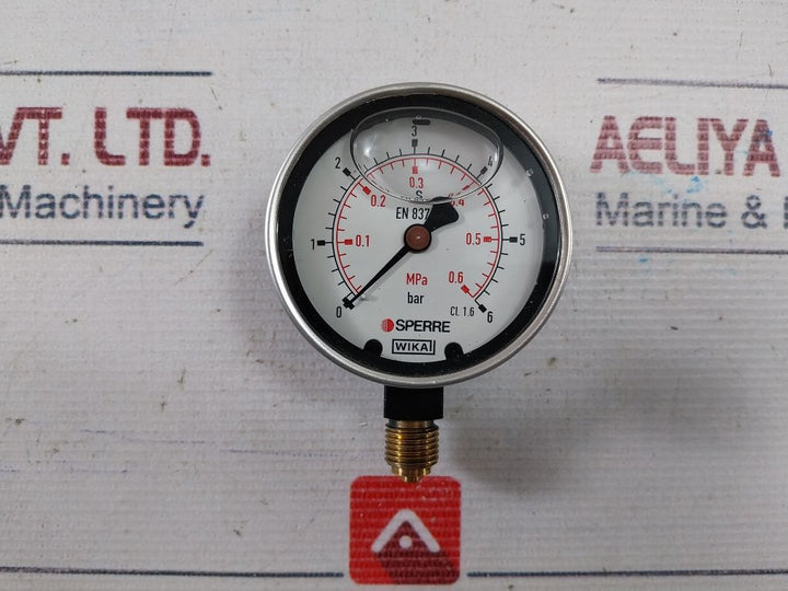 Sperre 0-6 Bar Pressure Gauge