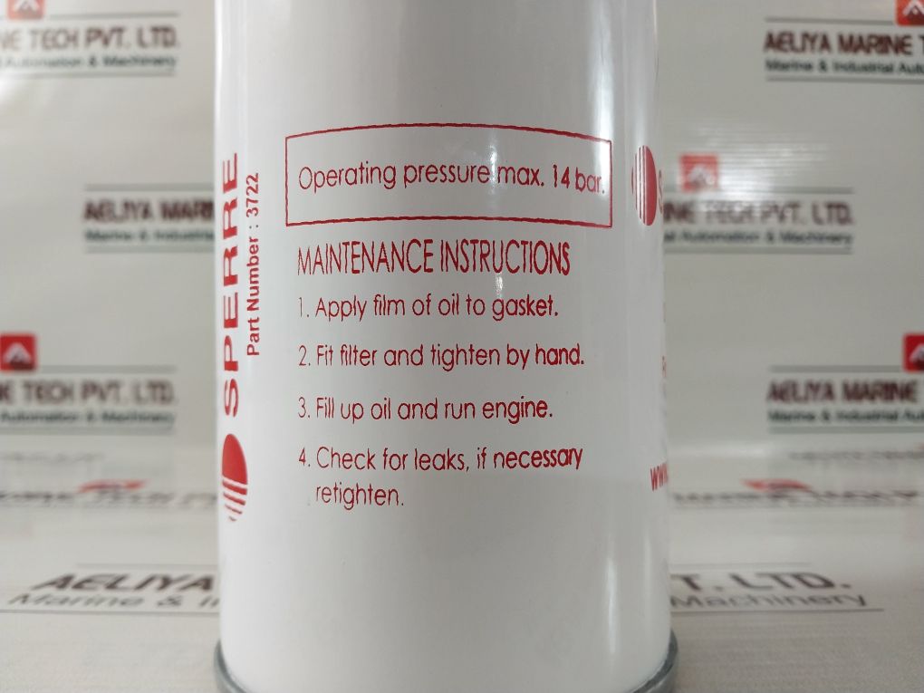 Sperre 3722 Oil Filter