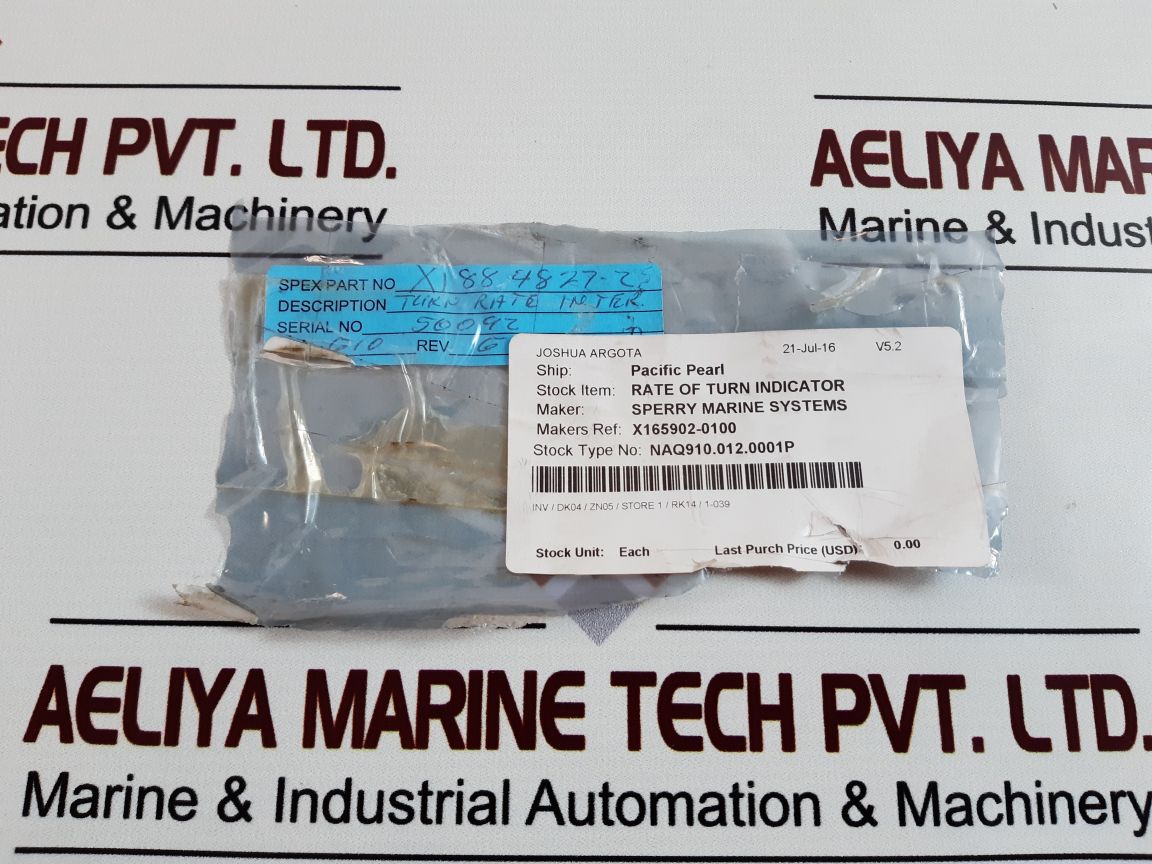 Sperry marine 1884827-2-g turn rate interface unit