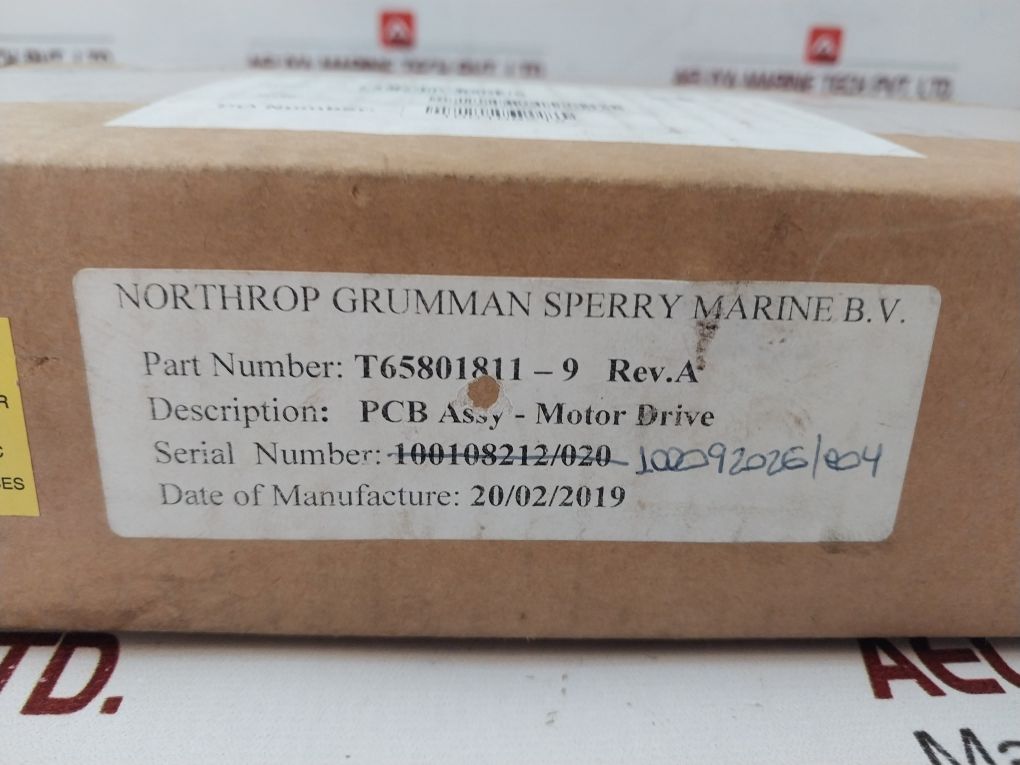 Sperry Marine T65801811-9 X-band Dc Motor Drive 