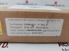 Sperry Marine T65801811-9 X-band Dc Motor Drive 