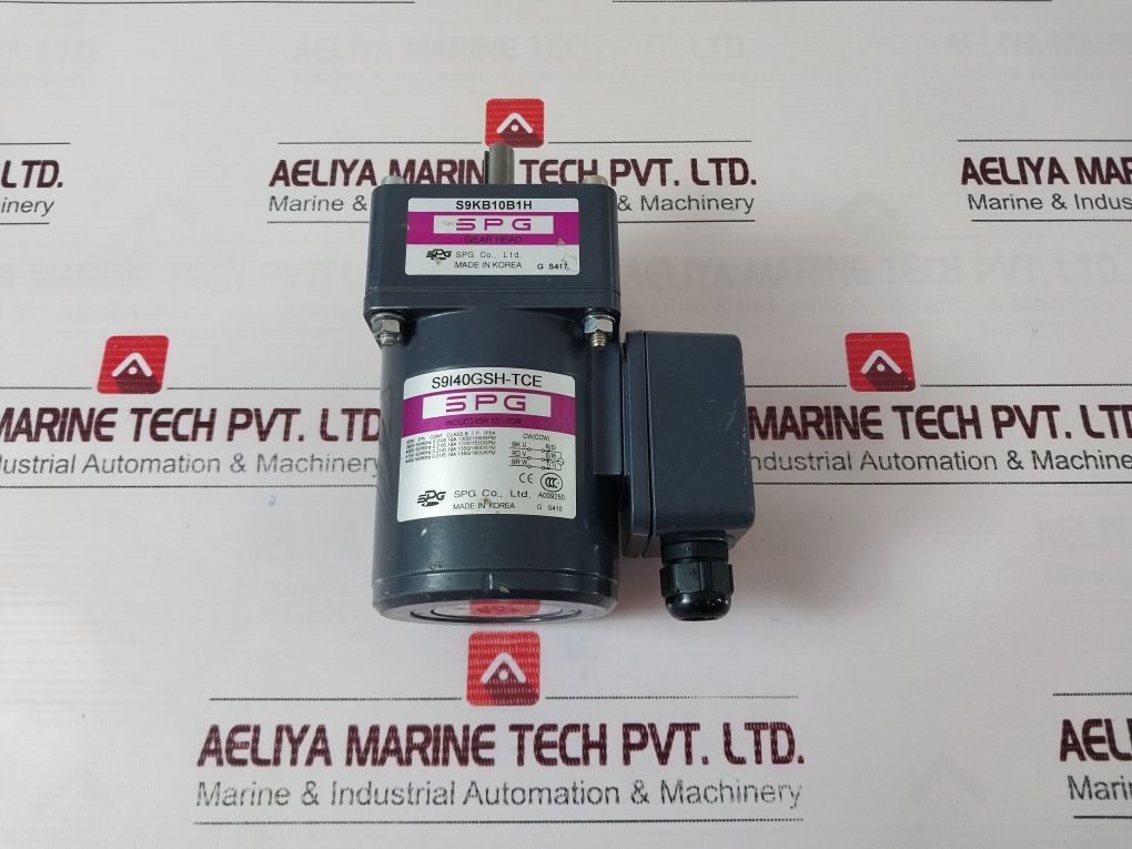 Spg S9I40Gsh-tce Induction Motor With S9Kb10B1H Gear Head