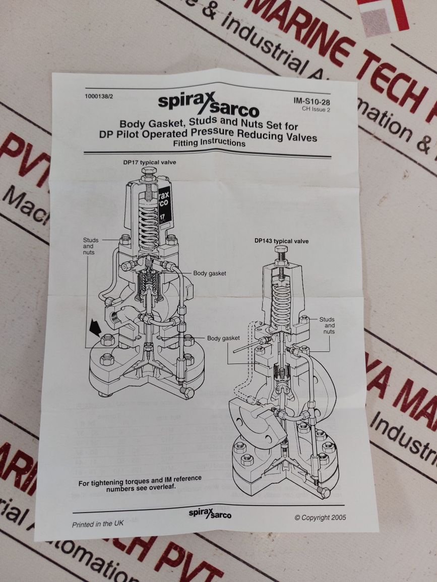 Set Of 3X Spirax Sarco Dn15Lc Dn15 – 20 Dp143 Dp163 Body Gasket Set

