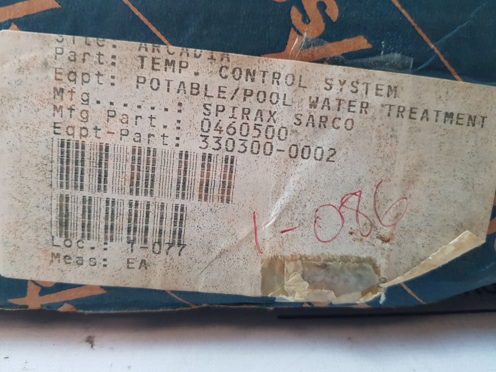 Spirax Sarco 121 Temp.Control System Set