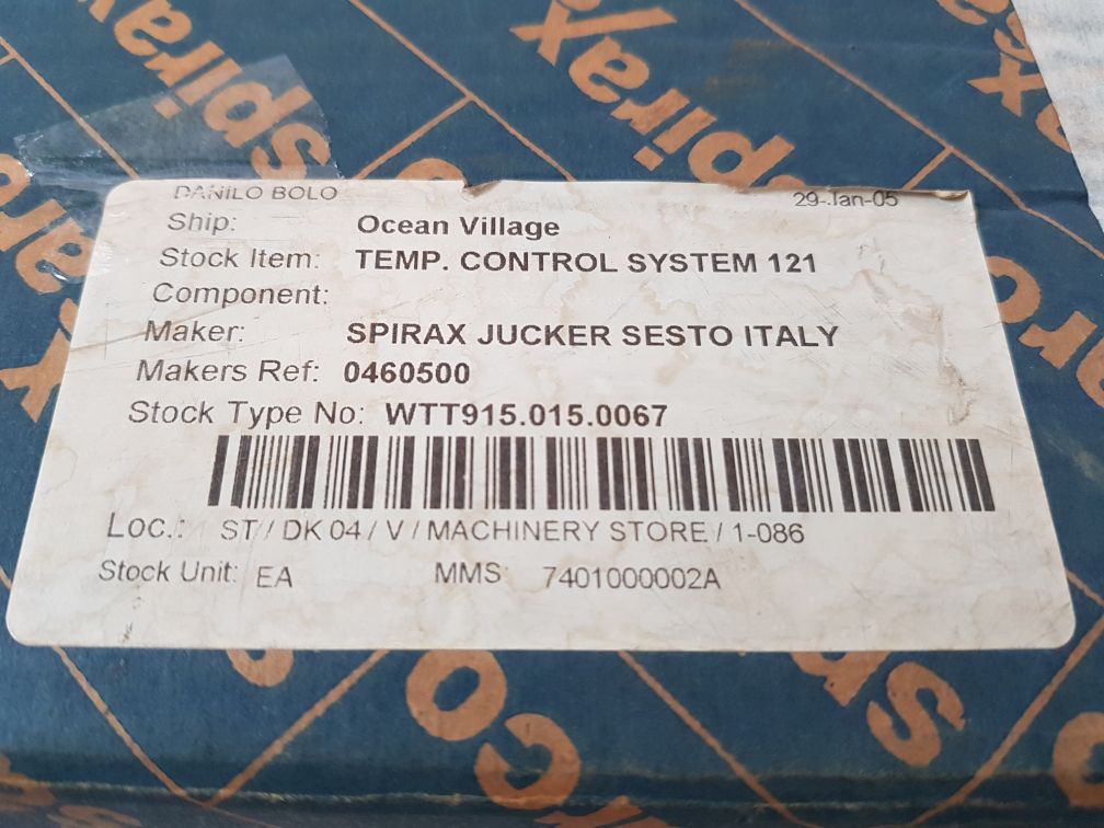Spirax Sarco 121 Temp.Control System Set