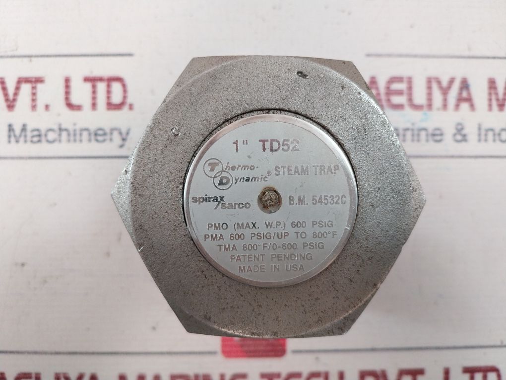 Spirax Sarco A743 Ca40F Thermodynamic Steam Trap 800°F/0-600 Psig