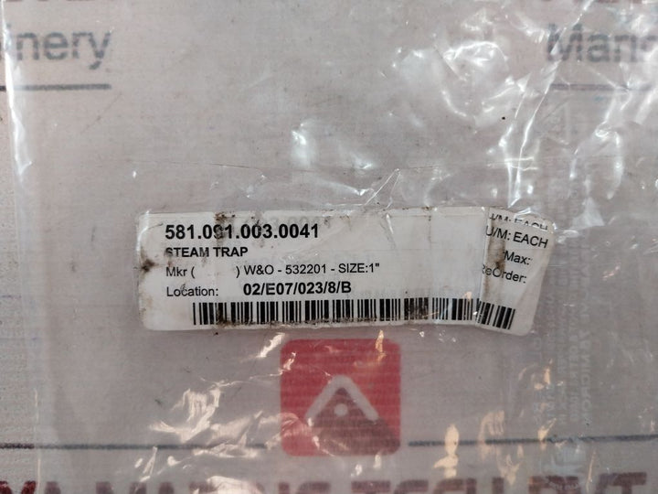 Spirax Sarco A743 Ca40F Thermodynamic Steam Trap 800°F/0-600 Psig