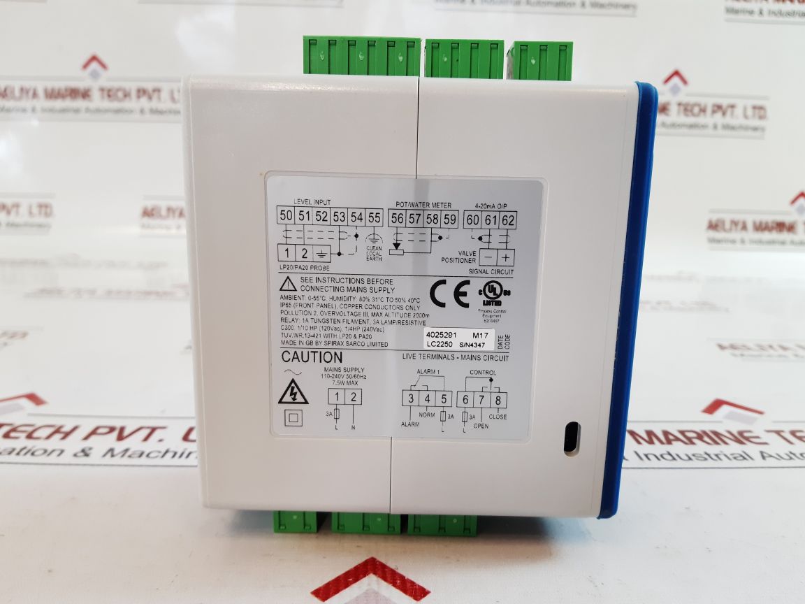 Spirax Sarco Lc2250 Level Controller