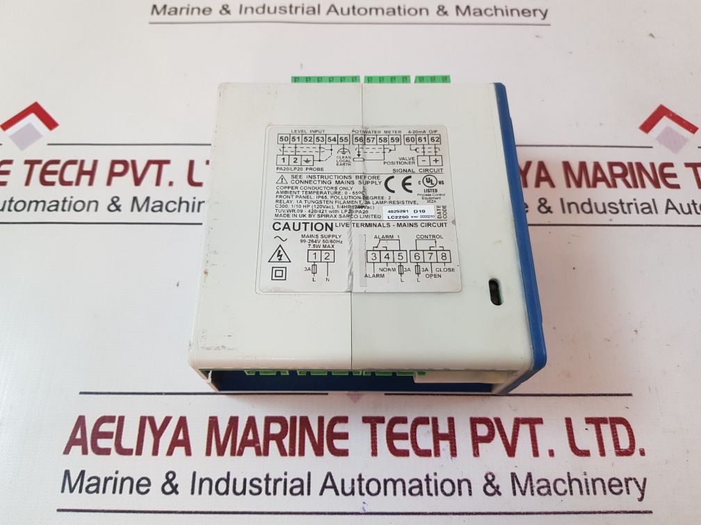 Spirax Sarco Lc2250 Level Controller 7.5W Max