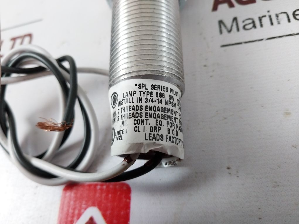 Appleton 6S6 6W 125Vac Max 60 Hz Aluminum Pilot Light Free Shipping