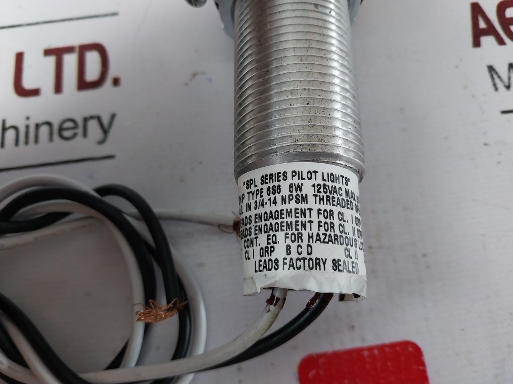 Appleton 6S6 6W 125Vac Max 60 Hz Aluminum Pilot Light Free Shipping