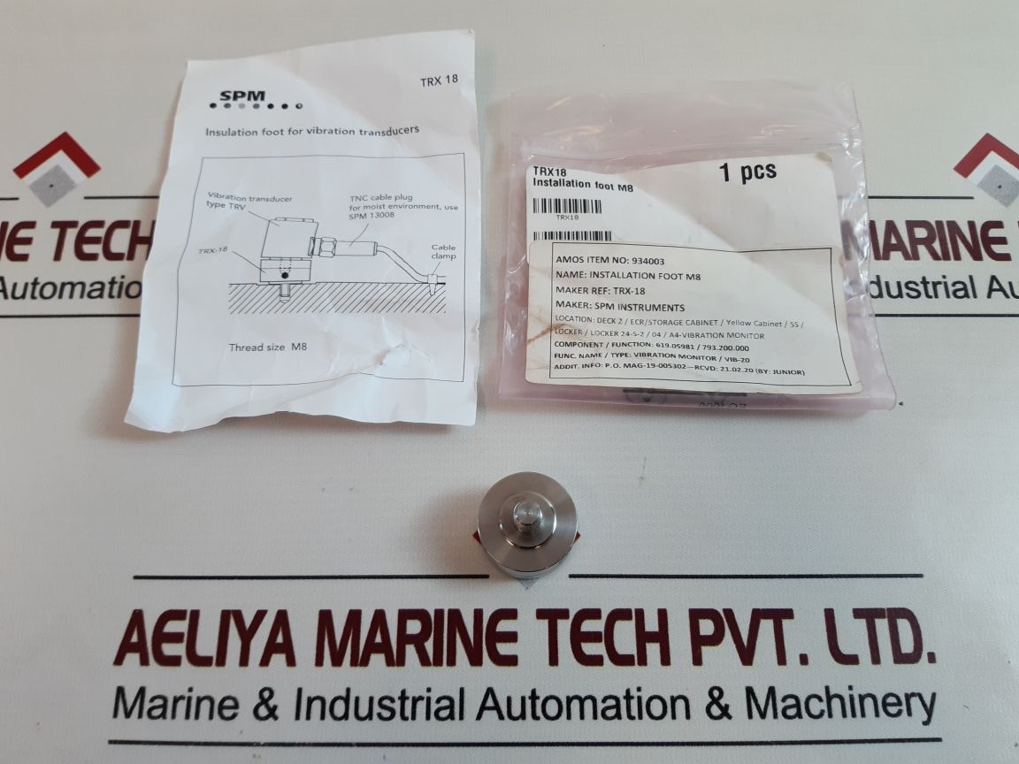 Spm Instruments Trx-18 Insulation Foot For Vibration Transducers