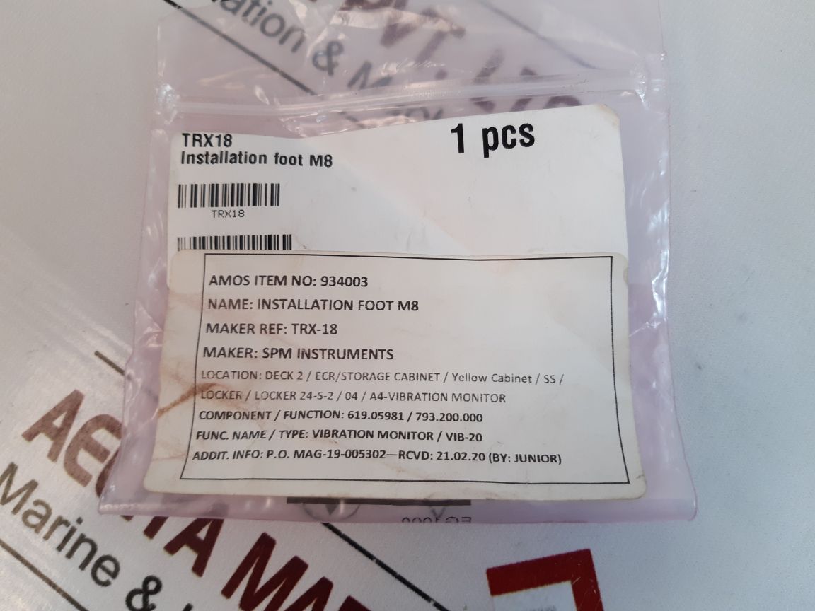 Spm Instruments Trx-18 Insulation Foot For Vibration Transducers