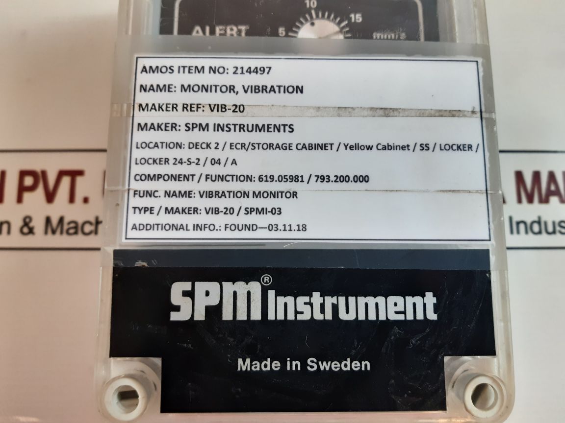 Spm instruments vib-20 vibration monitor
