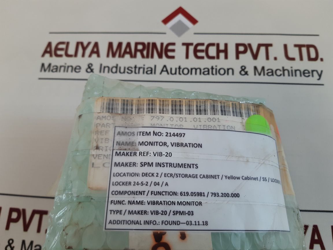 Spm instruments vib-20 vibration monitor