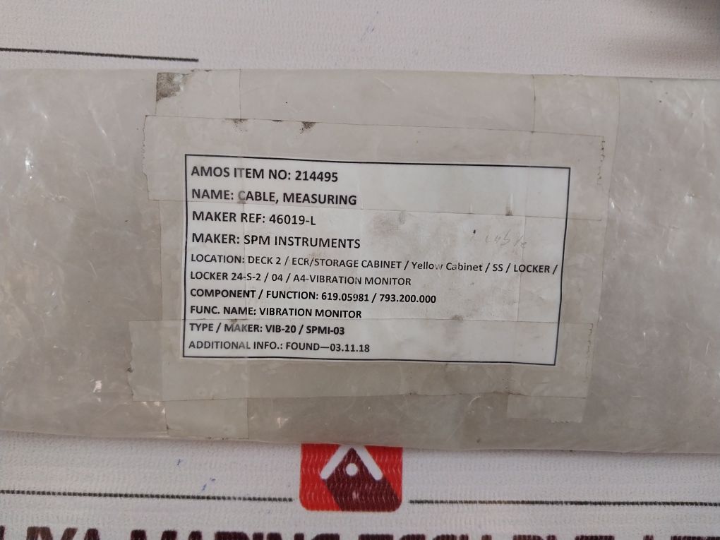 Spm Instruments Vibration Transducer Type Trv-01