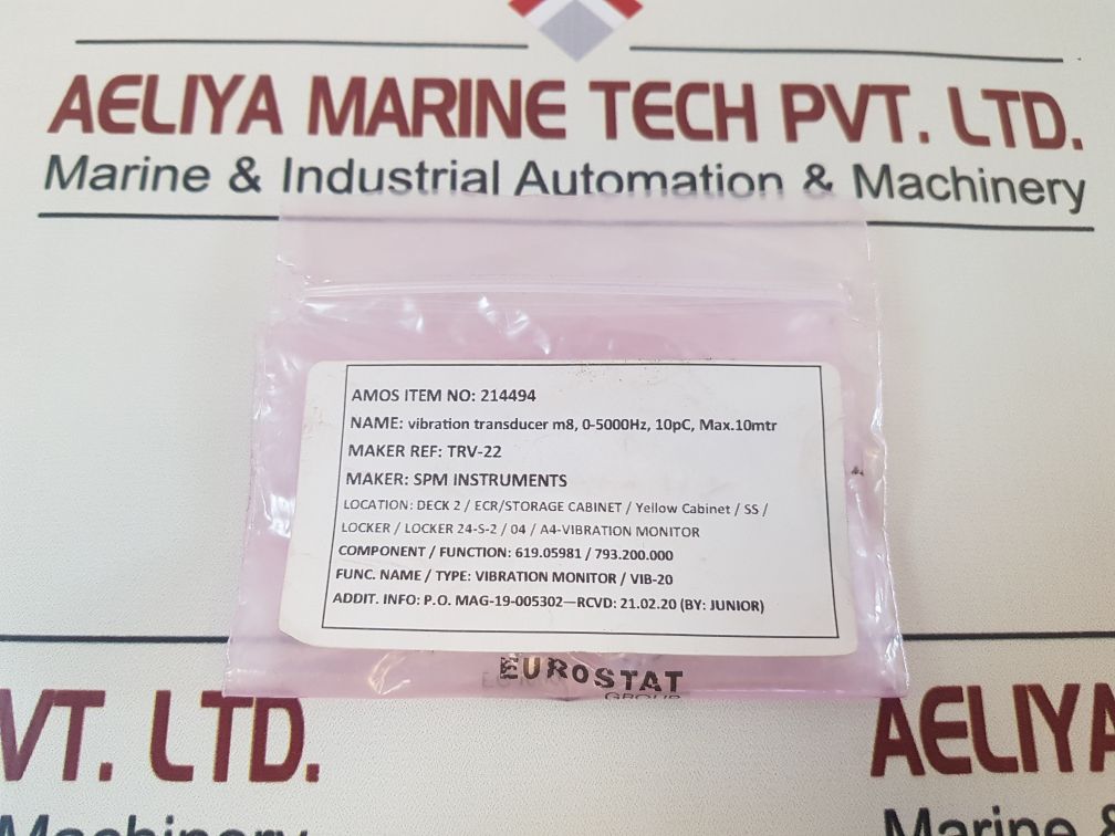 Spm Trv22 Vibration Transducer