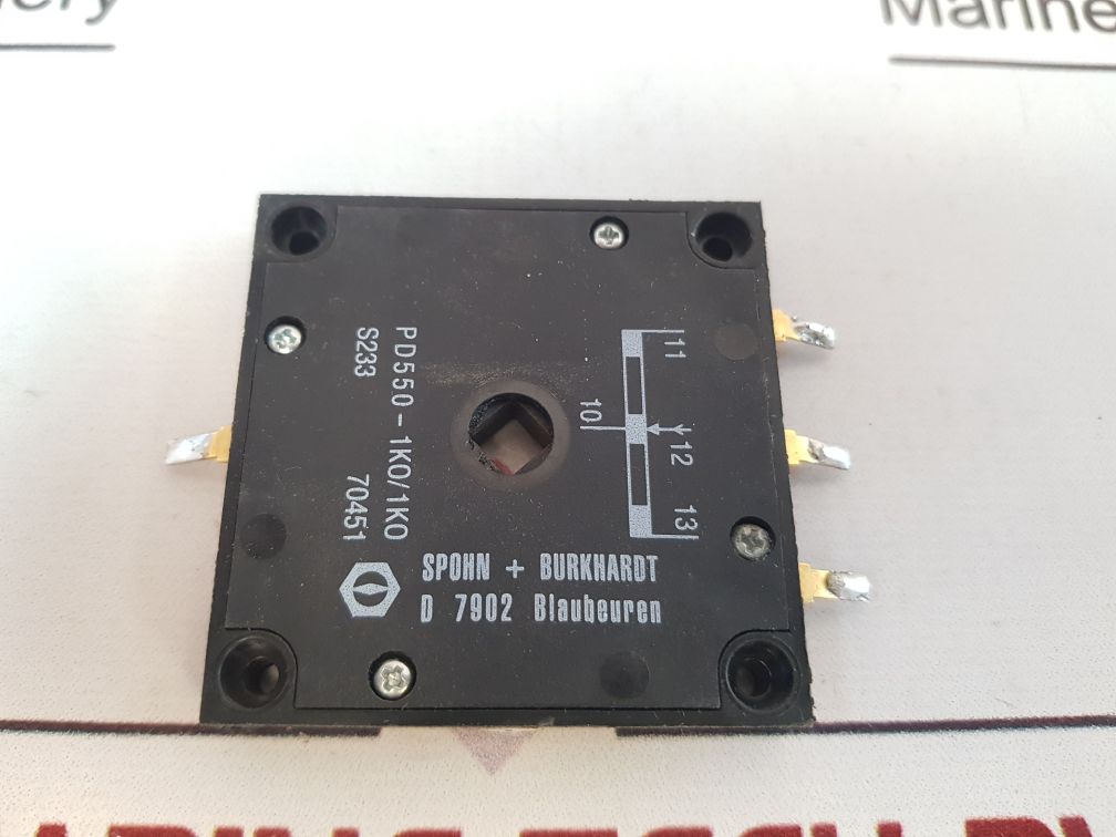 Spohn+Burkhardt Pd550/202 Potentiometer