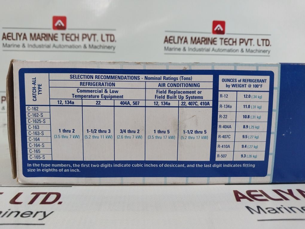 Sporlan C-163 Refrigeration Filter-drier 401048