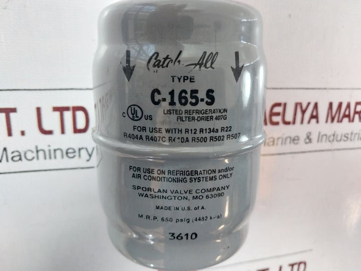 Sporlan C-165-s Refrigeration Filter-drier
