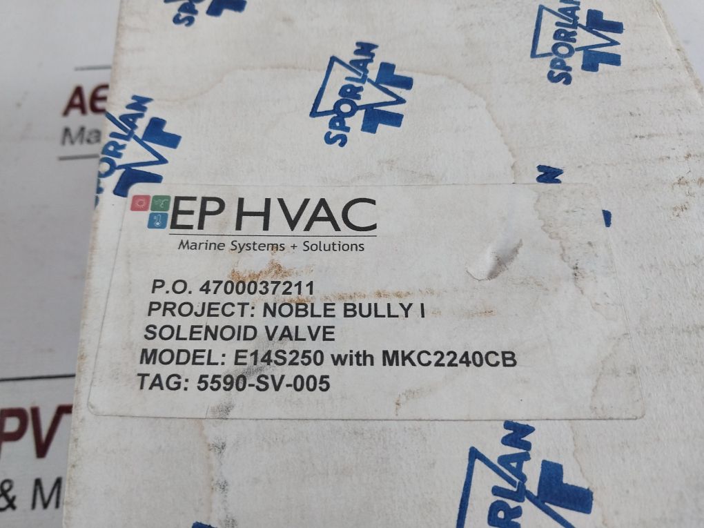 Sporlan E14S250 Solenoid Valve