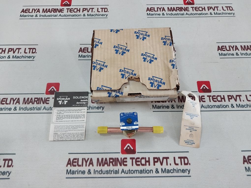 Sporlan E6S130 3/8” Odf Solder Solenoid Valve 300Psi