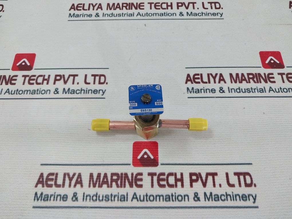 Sporlan E6S130 3/8” Odf Solder Solenoid Valve 300Psi